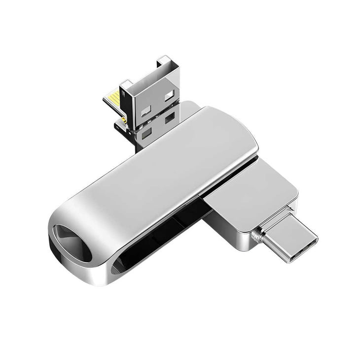 Multi USB Aluminio Satinada