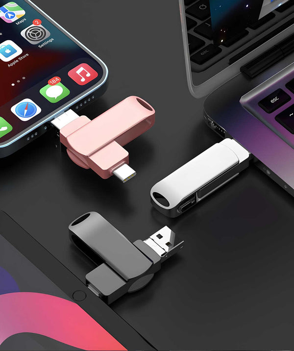Multi USB Aluminio Satinada