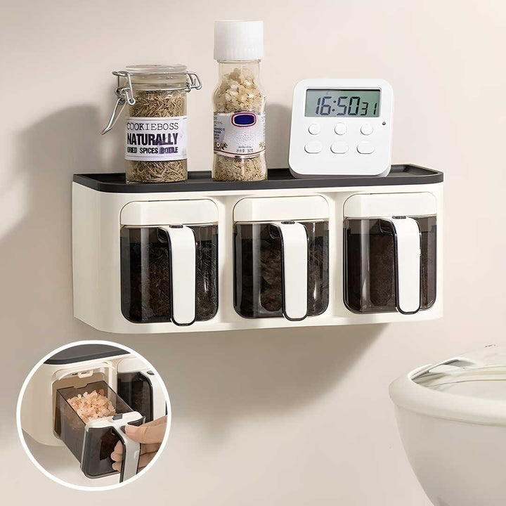 Set de recipientes flotantes para condimentos